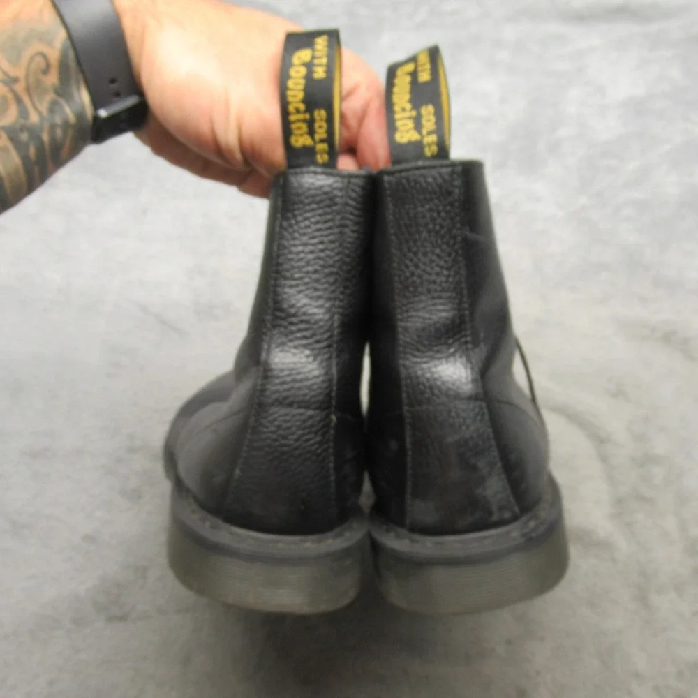 Dr Martens Unisex Shoes M10 W11 Black Leather Lace Up‎ Combat Eldritch Boots